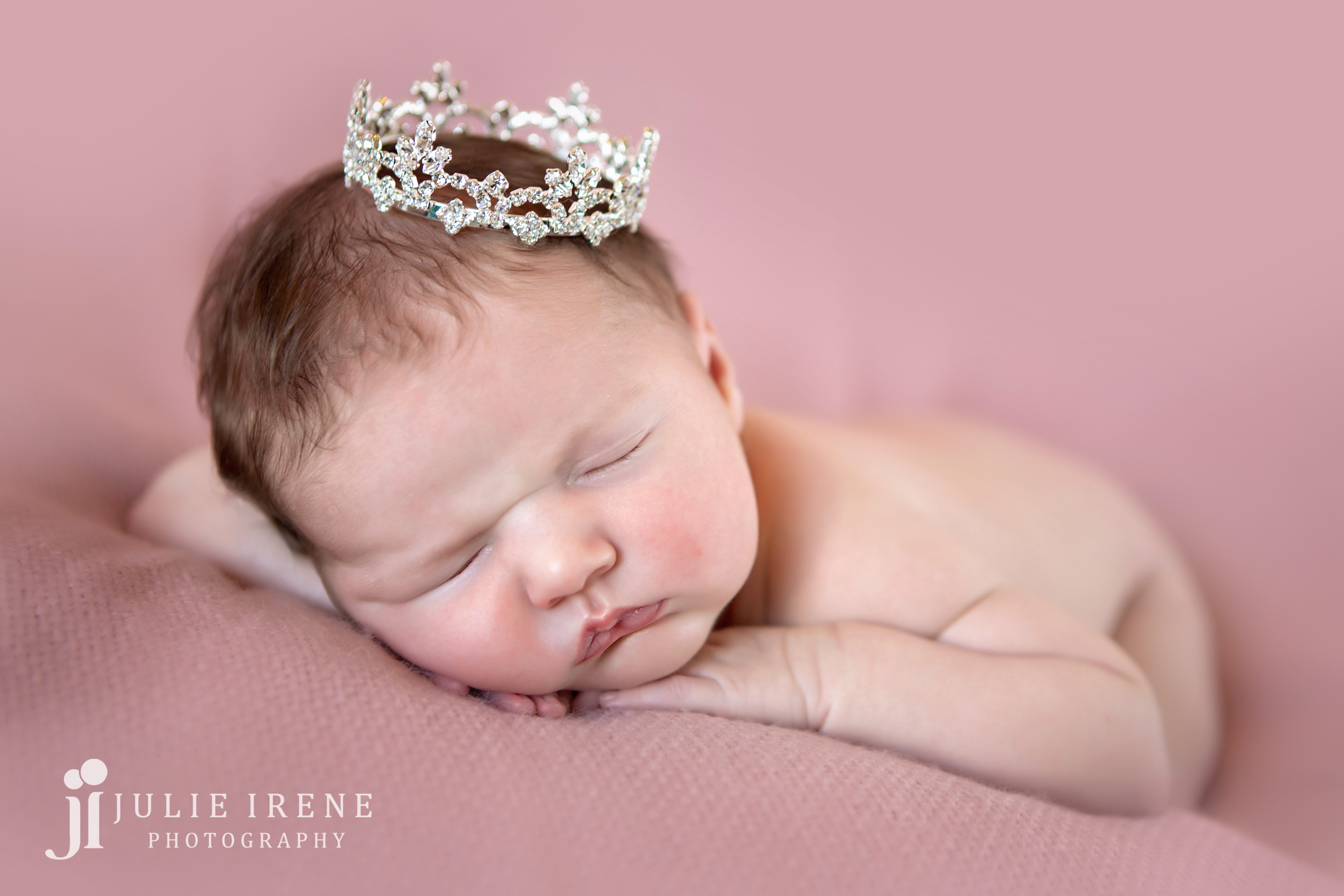 newborn baby girl crystal crown bling