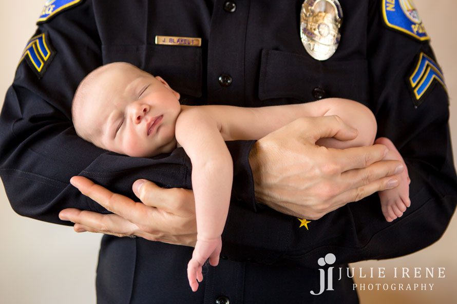 police uniform newborn