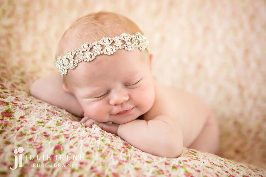 pinkytinks floral newborn baby girl photo