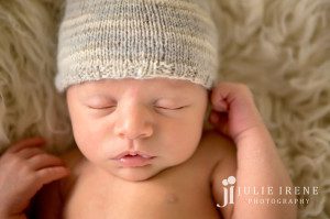 close up newborn baby boy photo