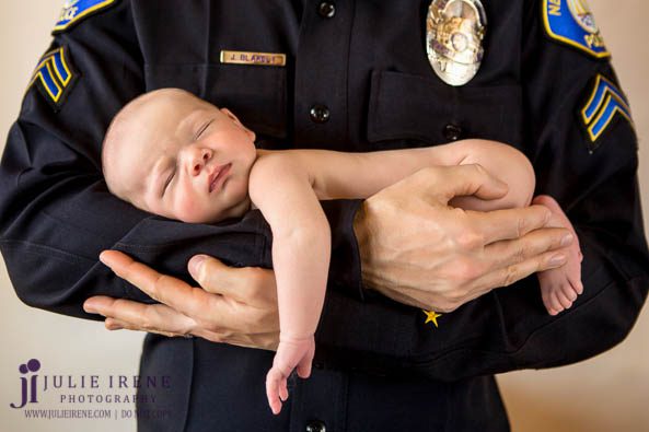 OC Newborn Baby Photographer Police Uniform