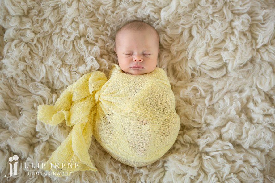 OC Baby Portraits yellow wrap
