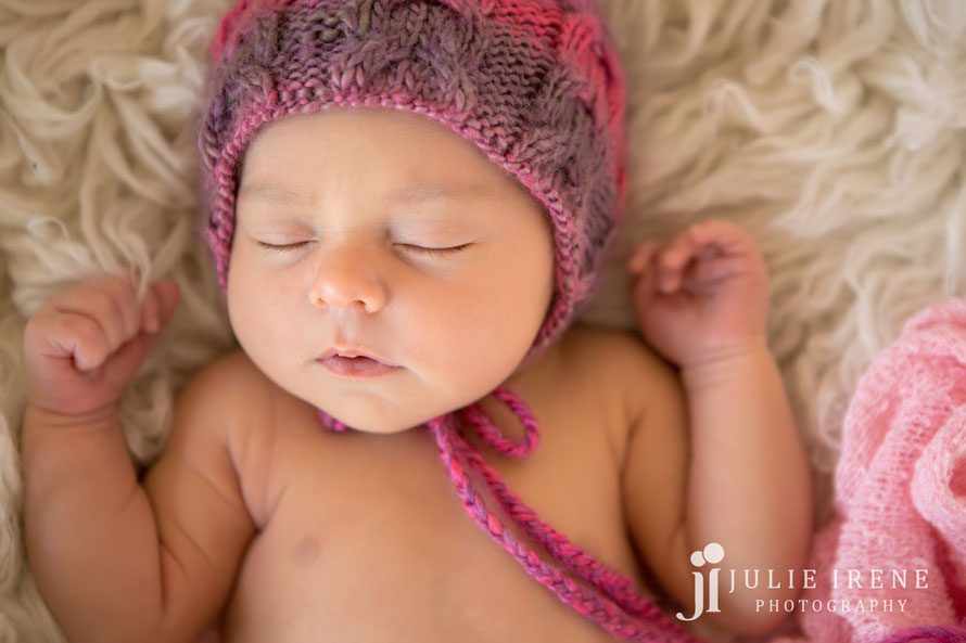 OC Baby Infant colorful knit bonnet