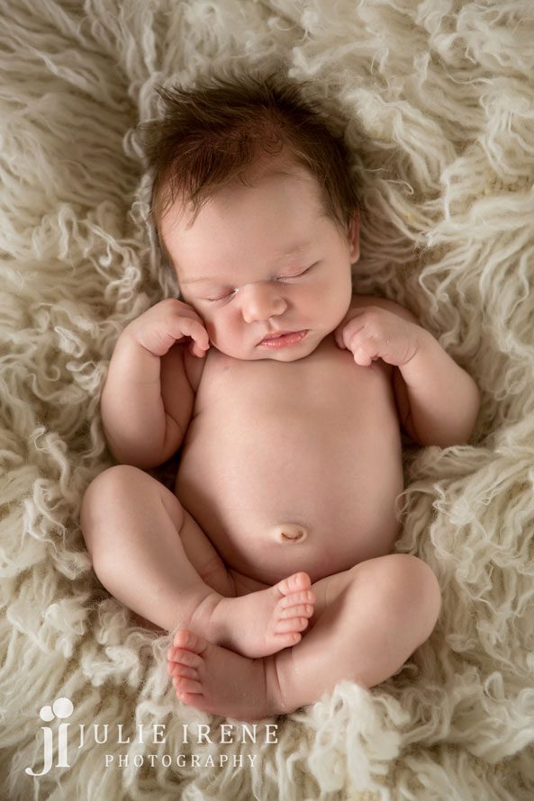 naked newborn baby girl san clemente photography