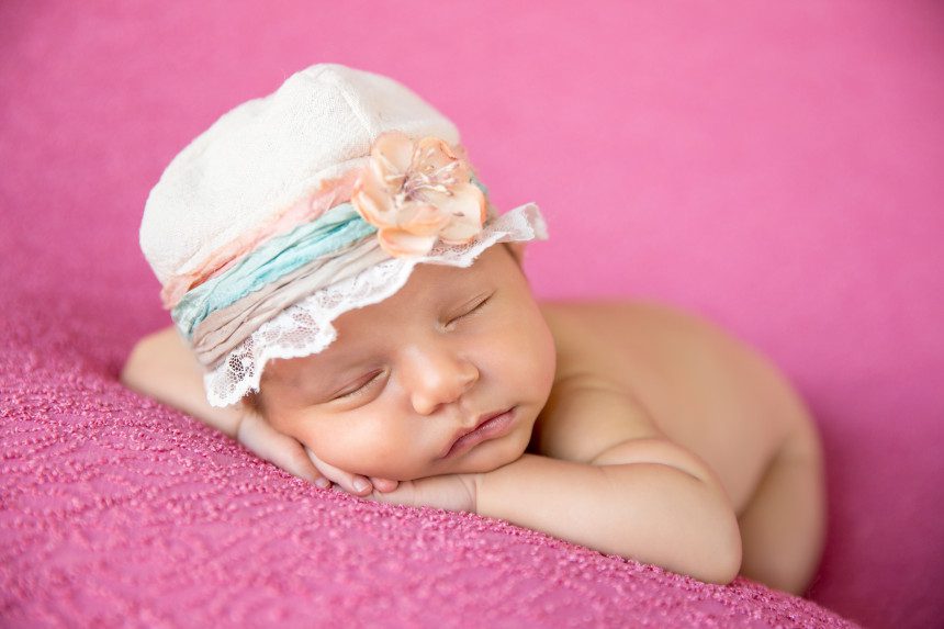 sweet newborn baby photo adorable props hat
