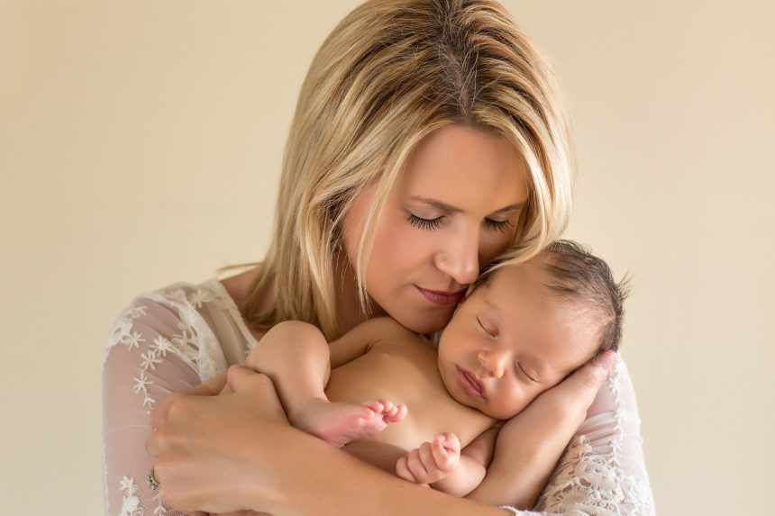 mommy and baby newborn photo san clemente