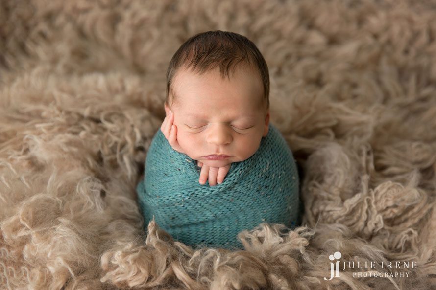 newborn photo san clemente potato sack