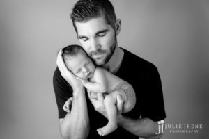 newborn and dad oc photographer