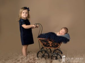 newborn baby sibling photography parker