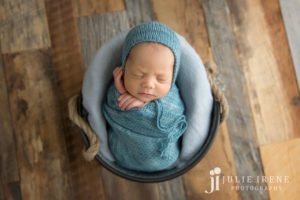 baby boy blue newborn photography julie irene teddy