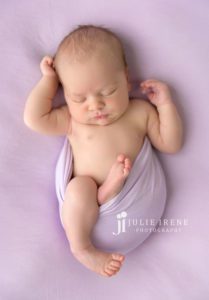 simple lavendar newborn photography orange county