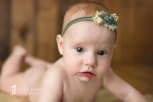 ginger baby 4 months portraits