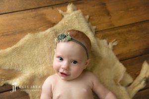 red head baby girl photographs
