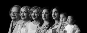 5 generation family wall art photograph orange county